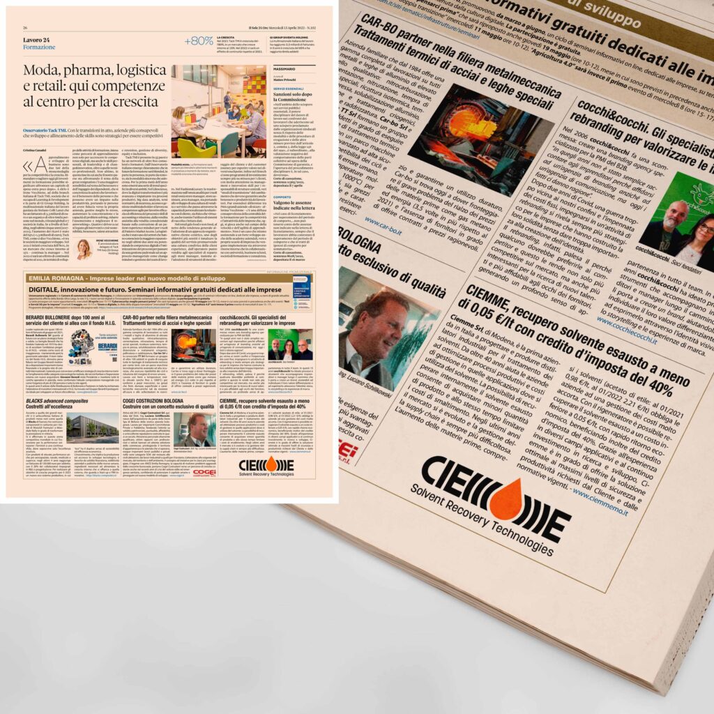 CIEMME SUR “IL SOLE 24 ORE”)