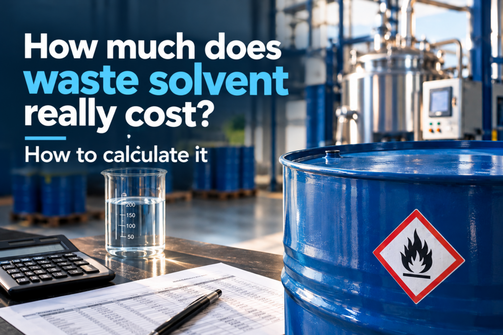 What does spent solvent really cost? How to calculate it)